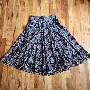 Jones New York Vintage silk floral skirt